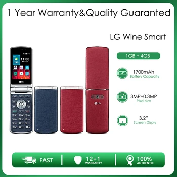 LG Wine Smart H410 Восстановленный Разблокированный Оригинальный LG Gentle single sim 3,15 Мп 3,2 
