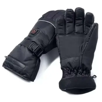 Зимние тепловые перчатки Водонепроницаемые перчатки с электрическим подогревом, работающие от аккумулятора емкостью 3200 мАч для лыжного скалолазания, перчатки с подогревом, зимние перчатки