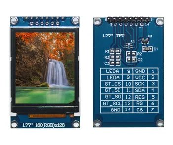 1,77-дюймовый 14-контактный SPI TFT ЖК-дисплей Модуль COG ST7735S Drive IC 128 (RGB) * 160