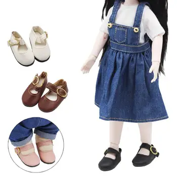 1 Пара креативных мини-ботинок, Модная кукольная обувь, Носимый реквизит для переодевания, Обувь для куклы-идола, Милые аксессуары для куклы