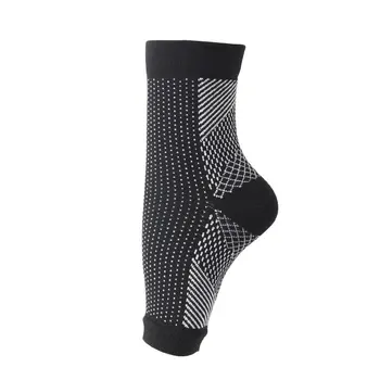 1 пара нейлоновых носков для бега Для мужчин И женщин, Практичные Аксессуары для снятия боли, Удобные Компрессионные Носки при подошвенном фасциите для спорта на открытом воздухе