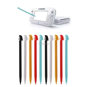 10 шт. Стильный цветной сенсорный стилус для Nintendo Wii U, геймпад, консоль, Прямая поставка, запасы электроники