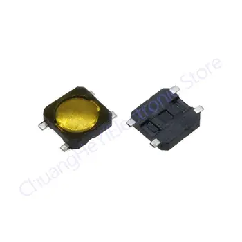 100шт 3*3*0.8 мм Тактильный кнопочный переключатель Tact 4-контактный SMT-переключатель, микропереключатель SMD 3x3x0,8 мм