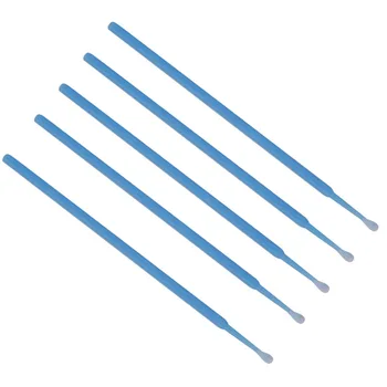 100шт Синяя краска для подкраски автомобиля Маленькие наконечники Аппликаторы 2,5 мм Кисточка Одноразовые стоматологические инструменты для ухода за автомобилем с маленькими наконечниками