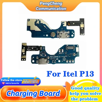 10шт для Itel P13 Зарядная плата Зарядное устройство гибкие запчасти для мобильного телефона Гибкий кабель с микрофоном Mic