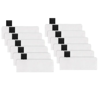 12 упаковок салфеток для швабры из микрофибры, совместимых с пароочистителями Karcher Easyfix SC2, SC3, SC4, SC5