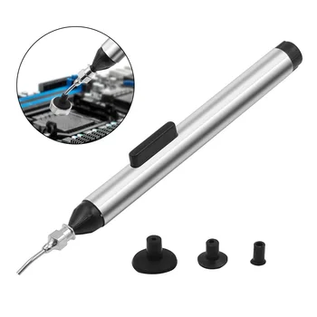 1PC IC SMD Вакуумный отсос для удаления ручки-присоски, насос для пайки, инструмент для пайки с 3 всасывающими насадками