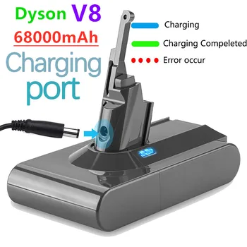 2022 New Dyson V8 68000mAh 21,6V Batterie für Dyson V8 Absolute/ FlauschigenTier Li-Ion Staubsauger wiederaufladbare batterie