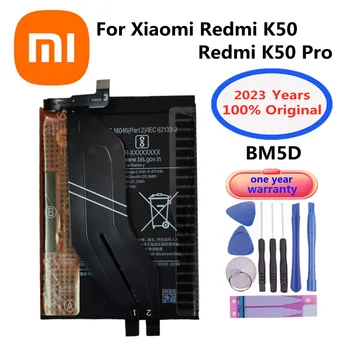 2023 Года Высокое Качество Xiao mi BM5D Оригинальный Аккумулятор Для Xiaomi Redmi K50/Redmi K50 Pro K50Pro 5500 мАч Телефон Bateria Батареи
