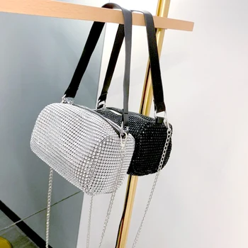 2023 Новые маленькие сумки через плечо с принтом в виде бриллиантов, женская квадратная сумка-клатч, вечерняя сумка через плечо, женская сумочка-клатч для званого ужина.