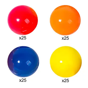 25x Мяч для бинго, прочные сменные приспособления, Лотерейные шары, Лотерейные шары для развлечений, рынка, путешествий, домашнего хозяйства, кемпинга