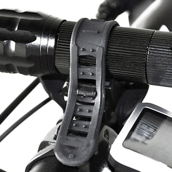 2X Вращающийся на 360 градусов Велосипедный Держатель для велосипедного фонаря Кронштейн для фонарика переднего света