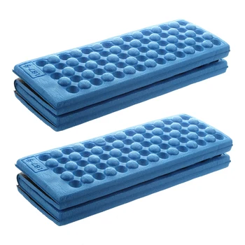 2X персонализированных складных поролоновых водонепроницаемых чехла для сиденья, подушка для стула (синий)