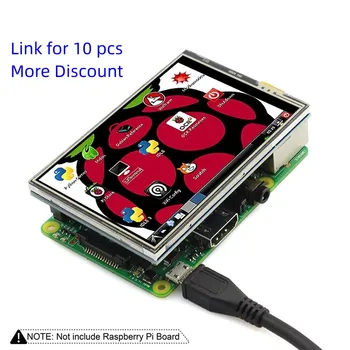 3,5 ‘10шт дисплей raspberry pi дисплей raspberry pi 3 с сенсорным экраном ЖК-экран 480320 eletronica fai da te бесплатная доставка