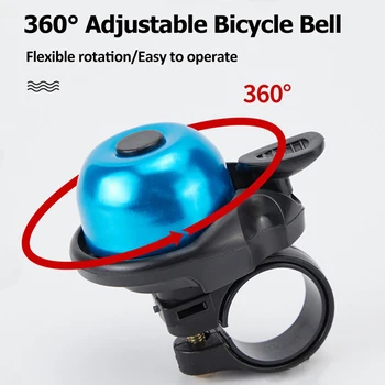 360 ° Электрический Звонок Для Скутера Nextdrive M365 Ninebot ES1 ES2 ES3 Универсальный Звуковой Сигнал Для Езды На Велосипеде На Открытом Воздухе Мелодия Звонка Для Велосипеда Четкая