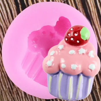 3D Силиконовая форма для торта-мороженого, формы для топпинга для кексов, инструменты для украшения торта, Форма для выпечки шоколадных конфет