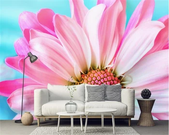 3D обои beibehang на заказ, большие цветы, крупный план, эстетичные красивые настенные декоративные обои, обои для стен 3 d