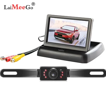 4,3-дюймовый экран автомобильного монитора для камеры заднего вида, TFT LCD дисплей, цифровой цветной 4,3-дюймовый HD-экран, система помощи при парковке сзади