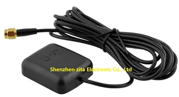 (5 шт./лот) 5 м SMA штекер Активная антенна GPS Антенный соединительный кабель для приборной панели DVD GPS Бесплатная доставка