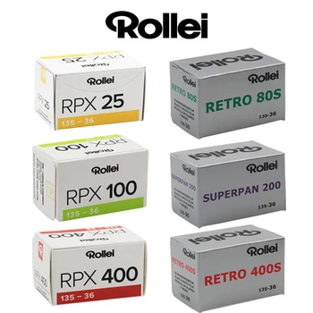 50 Рулонов Rollei SUPERPAN 200 Rollei Retro 80S Rollei Retro 400S RPX 100 RPX 25 RPX 400 135 35 мм Черно-Белая Негативная пленка