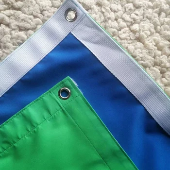 8 'x8' 8ftx8ft 2.4x2.4m Хромированная Зелено-синяя Тканевая Накладная Бабочка 2в1 для фотографического Фона