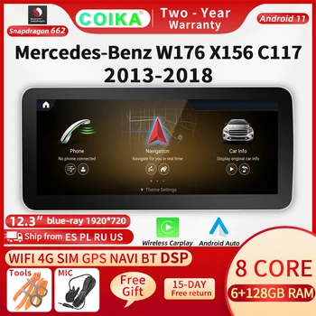 8-Ядерный Android Сенсорный Экран Стерео Автомобильный GPS Navi Радио Для Merdedes Benz A GLA W176 X156 C117 BT WIFI SIM Auto Carplay Мультимедиа