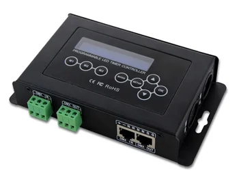 BC-322; диммер с таймером dmx512; выходной сигнал 4dmx каналов; может регулировать яркость в зависимости от установленного времени