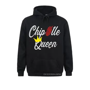 Chipotle Queen Забавный подарочный пуловер Chipotle 2021, новейшие праздничные толстовки, мужские толстовки с длинным рукавом, Одежда для Дня влюбленных, Групповая одежда