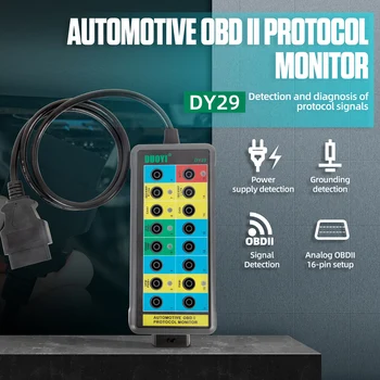 DY29 Автомобильный Диагностический Протокол Детектор Тестер Auto Car Obd2 Breakout Breakout Box Монитор Интерфейса OBDII Автомобиля