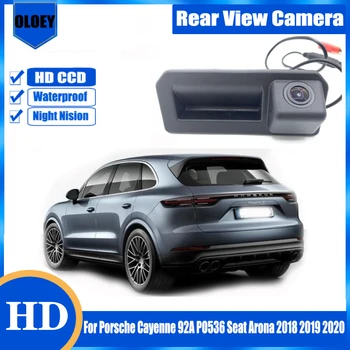 HD камера заднего вида Для Porsche Cayenne 92A PO536 Seat Arona 2018 2019 2020 Ночного Видения Водонепроницаемая Резервная Парковочная Камера Заднего Вида
