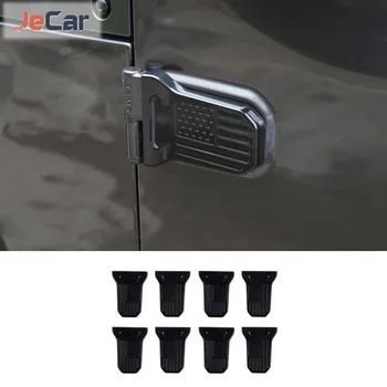 JeCar ABS Универсальные Защитные Чехлы Для Автомобильных Дверных Петель Jeep Wrangler JL/JT Gladiator 2018 UP Аксессуары Для Украшения