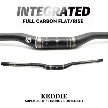 KEDDIE carbon MTB руль карбоновый руль карбоновый велосипедный руль MTB запчасти 31,8*600-760 мм