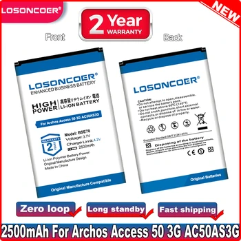 LOSONCOER 2500 мАч Батарея BSE78 Для Archos Access 50 3G AC50AS3G AC50AS4G Аккумулятор Мобильного Телефона