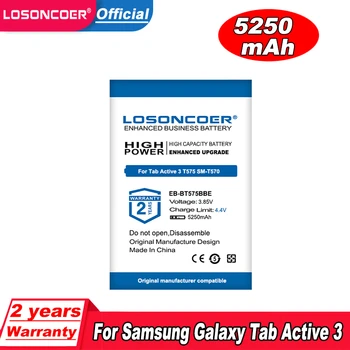LOSONCOER 5250 мАч GH43-05039A EB-BT575BBE Аккумулятор для Samsung Galaxy Tab Active 3 8,0, Active3 T575 SM-T575 SM-T575N SM-T570