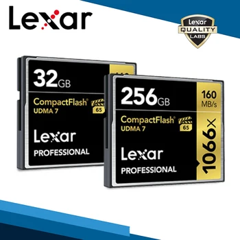 Lexar 32GB 64GB 128GB 256GB Высокоскоростная Карта памяти CF Card 1066X160 М/с Карта памяти Зеркальной камеры HD 4K Флэш-карта Canon Compact F