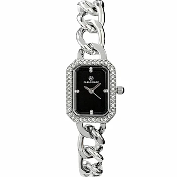 PABLO RAEZ Steel Модные Роскошные Ручные Часы Женские Квадратные Часы женские часы Наручные Часы Кварцевые Высококачественные Часы Relogio Feminino