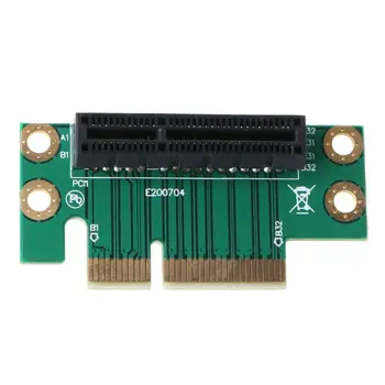 PCI Express 4X Riser Card 90 Градусов Прямоугольный адаптер Riser Card Converter Совместим с компьютерными аксессуарами 1U/ 2U