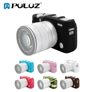 PULUZ Мягкий Силиконовый Резиновый Защитный Чехол Для камеры, Кожаный Чехол Для FUJIFILM X-A3/X-A10/X-A5, Сумка Для камеры, Крышка корпуса
