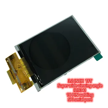 TFT ЖКдисплей сенсорная панель 3,2 дюйма 18 контактный шов ILI9341 проданный тип расстояние между сварными швами 0,8 мм сверхширокий угол обзора