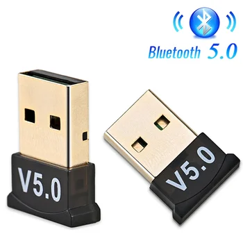 USB Bluetooth 5.0 Адаптер Передатчик Bluetooth Приемник Аудио Bluetooth Ключ Беспроводной USB адаптер для компьютера ПК ноутбука a