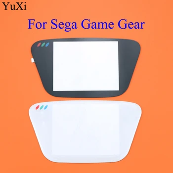 YuXi Черный белый стеклянный пластиковый экранный объектив крышка экрана объектив для Sega Game Gear GG screen Lens Protector