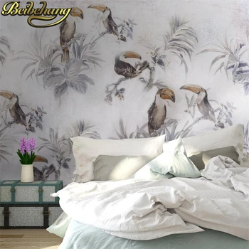 beibehang пользовательские фотообои с птицами обои для домашнего декора papel de parede гостиная спальня ТВ фон большие фрески обои