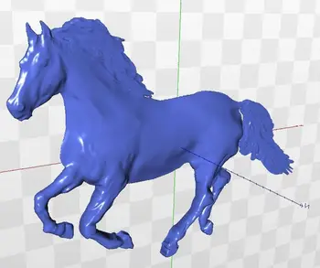 horse_5 для ЧПУ в формате файла STL модель рельефа 3d artcam