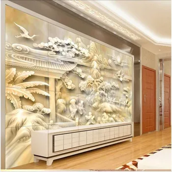 wellyu заказал большую фреску, изысканный дом и богатый рельефный мраморный фон, флизелиновые обои papel de parede para quarto