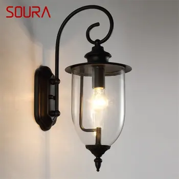 · Классические наружные настенные светильники SOURA LED Light Водонепроницаемые IP65 Бра для украшения дома, веранды, виллы
