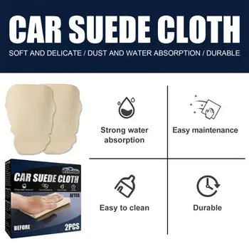Автомобильное полотенце Портативная салфетка для чистки Легкая Износостойкая Прочная ежедневная двусторонняя салфетка для чистки поверхности автомобиля