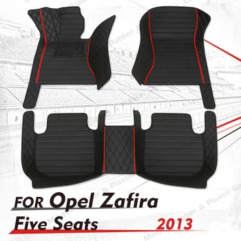 Автомобильные коврики для Opel Zafira Five Seats 2013 Пользовательские автомобильные Накладки для ног Автомобильный ковер Аксессуары для интерьера