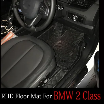 Автомобильные коврики с правым рулем/RHD/UK для BMW 3/4/5/6/7 серии GT M3 X3 X4 X5 X6 Z4 5D для стайлинга автомобилей в любую погоду