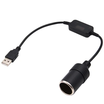 Адаптер USB от 5 В до 12 В Гнездо автомобильного прикуривателя USB-порт Преобразователь мощности Адаптер прикуривателя автомобильное зарядное устройство для GPS