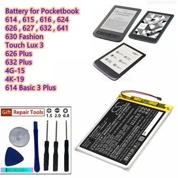 Аккумулятор для электронных книг и ридеров Pocketbook 614, 615, 616, 624, 626,627,632,641,630 Fashion, Touch Lux 3, Basic 3 Plus, 4G-15,4K-19